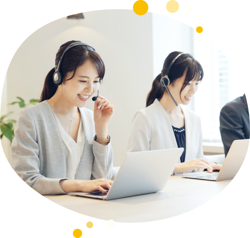 日本人スタッフによる安心のサポート体制